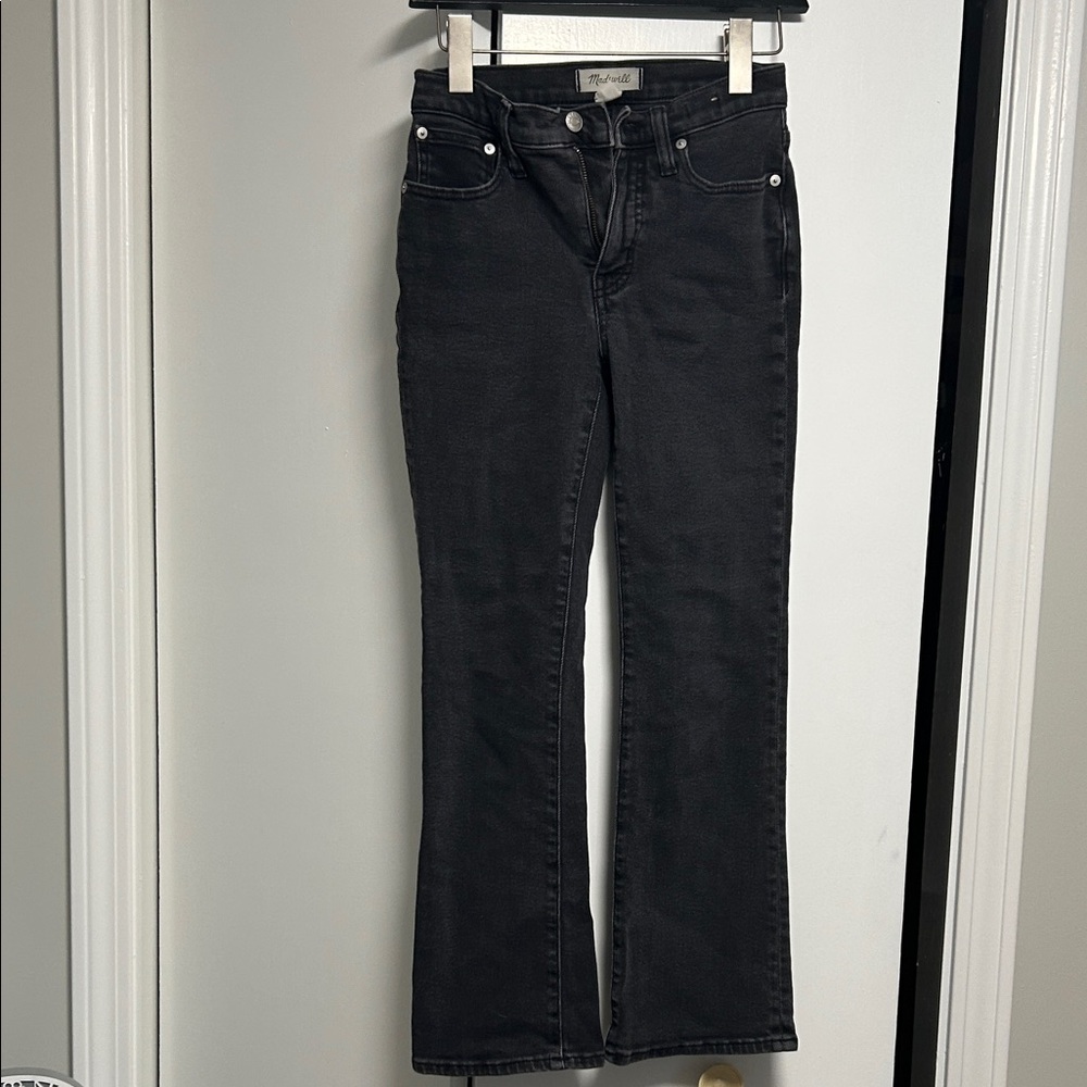 Madewell Black Flare Jeans